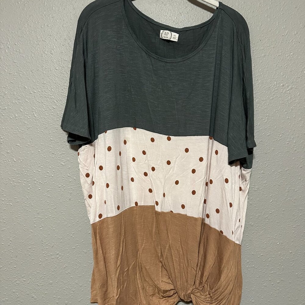 Maurices Short Sleeve Tie Shirt